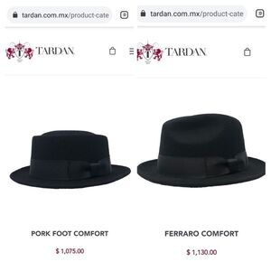 Tardan Designer Mexican Fedora Hat - Mens / Womens